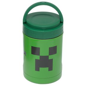 Pot à Collation Isolé ou Boîte Repas en Acier Inoxydable 500ml Minecraft - Creeper Pot à Collation Isolé ou Boîte Repas en Acier Inoxydable 500ml Minecraft - Creeper