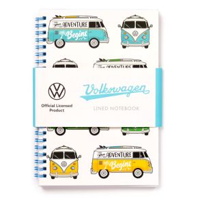 Bloc-notes à Reliure Spirale A5 Volkswagen - Van Bus Combi VW T1 Bloc-notes à Reliure Spirale A5 Volkswagen - Van Bus Combi VW T1