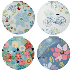 Miroir de Poche Julie Dodsworth - Fleurs Miroir de Poche Julie Dodsworth - Fleurs