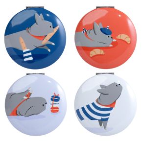 Miroir de Poche - Bertrand, le Bouledogue Français Miroir de Poche - Bertrand, le Bouledogue Français