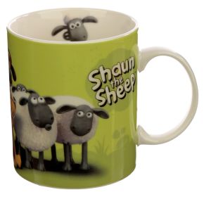 Mug en Porcelaine Trendre Shaun Le Mouton - Vert Mug en Porcelaine Trendre Shaun Le Mouton - Vert