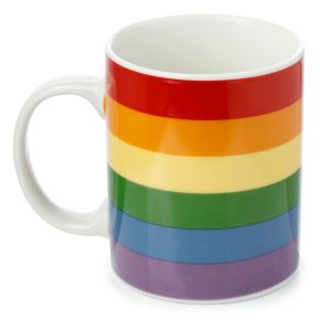 Mug en Porcelaine Somewhere Rainbow - Drapeau Arc-en-ciel Mug en Porcelaine Somewhere Rainbow - Drapeau Arc-en-ciel