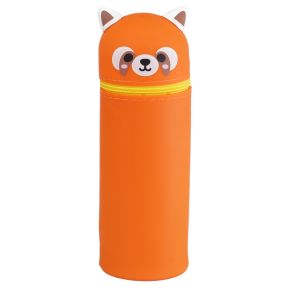Trousse Silicone Verticale Adoramals - Panda Roux Trousse Silicone Verticale Adoramals - Panda Roux