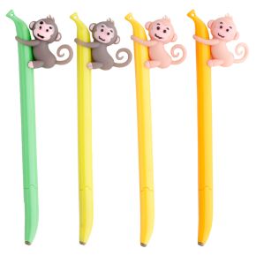 Stylo Mine Fine - Singe & Banane Stylo Mine Fine - Singe & Banane
