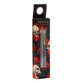 Lot de 2 Stylos Skulls & Roses - Crâne Lot de 2 Stylos Skulls & Roses - Crâne
