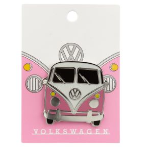 Pin Badge à Collectionner Volkswagen - Van Bus Combi VW T1 Rose Pin Badge à Collectionner Volkswagen - Van Bus Combi VW T1 Rose