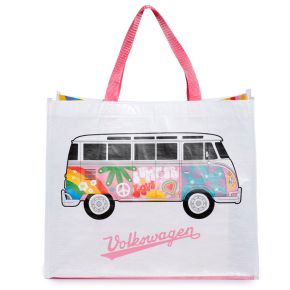 Sac de Courses en Plastique Recyclé rPET Volkswagen - Van Bus Combi VW T1 Summer Love Sac de Courses en Plastique Recyclé rPET Volkswagen - Van Bus Combi VW T1 Summer Love