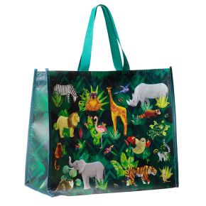 Sac de Courses en Plastique Recyclé Rpet Animal Kingdom - Animaux Sac de Courses en Plastique Recyclé Rpet Animal Kingdom - Animaux