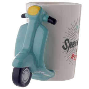 Mug à Anse Décorée - Scooter Mug à Anse Décorée - Scooter