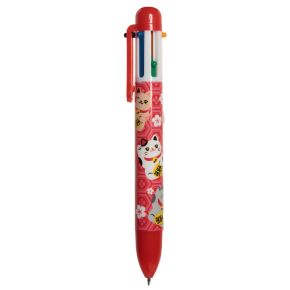 Stylo Multi-couleur Maneki Neko - Chat Porte-bonheur (6 Couleurs) Stylo Multi-couleur Maneki Neko - Chat Porte-bonheur (6 Couleurs)