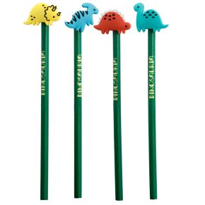Crayon avec Embout Décoratif PVC Dinosauria - Dinosaure Crayon avec Embout Décoratif PVC Dinosauria - Dinosaure