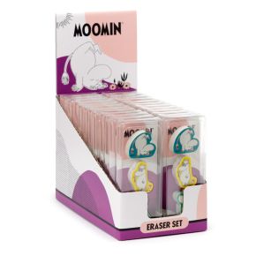 Lot de 3 Gommes Moomin - Moumines Lot de 3 Gommes Moomin - Moumines