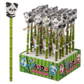 Crayon avec Embout Gomme Animal Jungle & Zoo - Panda Crayon avec Embout Gomme Animal Jungle & Zoo - Panda