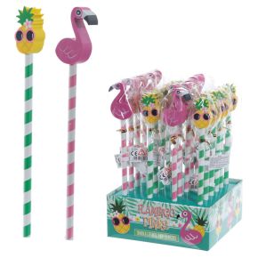 Crayon avec Embout Gomme - Flamant Rose & Ananas Crayon avec Embout Gomme - Flamant Rose & Ananas