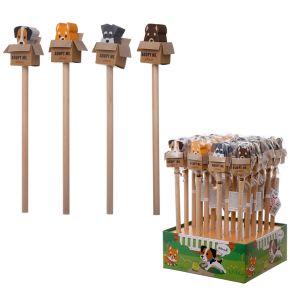 Crayon avec Embout Gomme - Chiot Petit Chien Crayon avec Embout Gomme - Chiot Petit Chien