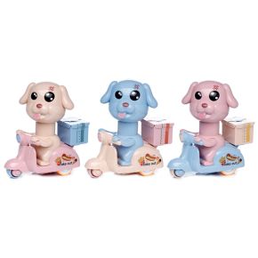 Jouet Chien sur Scooter de Livraison Jouet Chien sur Scooter de Livraison