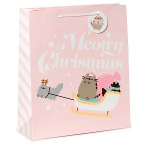 Sac Cadeau de Noël Pusheen - Chat (Très Grand) Sac Cadeau de Noël Pusheen - Chat (Très Grand)
